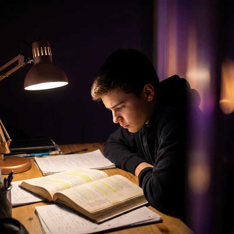 Estudiante preparándose para examen de admisión UNAM e IPN 2026